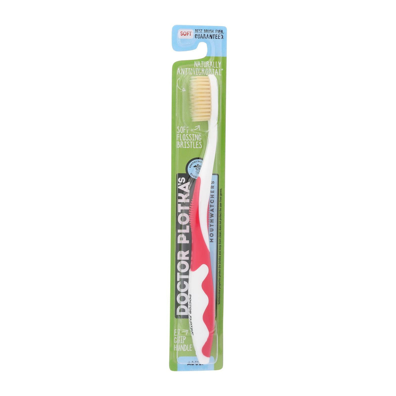 Mouth Watchers Antimicrobial Flossing Bristles Toothbrush, 1 Ea